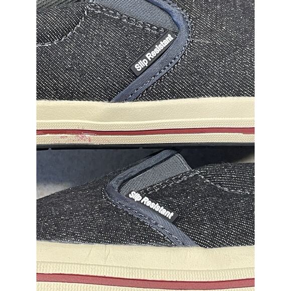 New Nautilus Work Shoes Women’s 9.5 Westside Steel Toe Slip Resistant Blk Canvas - Picture 9 of 12